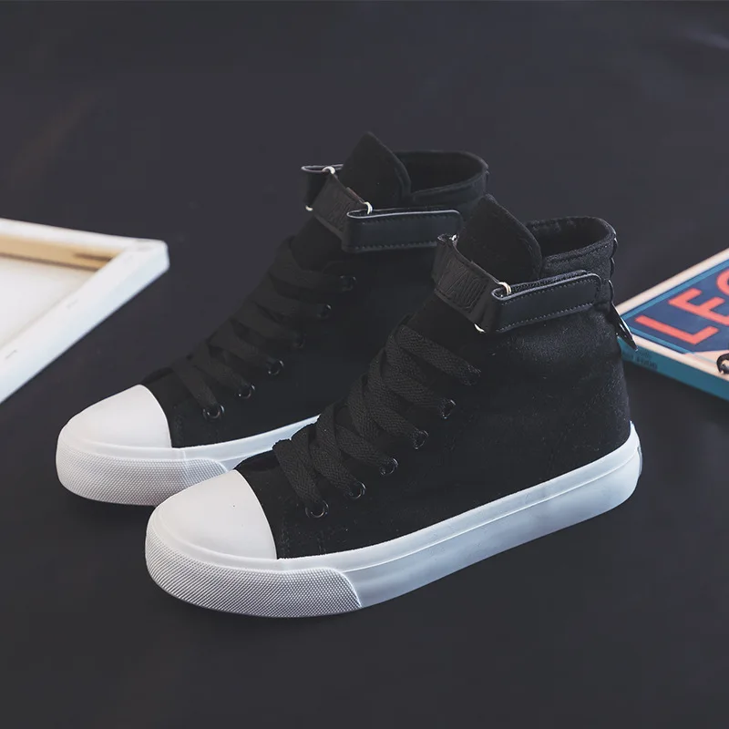 Новые кроссовки унисекс; zapatos de mujer; обувь с высоким берцем; Женская Осенняя мода года; Вулканизированная обувь; женская повседневная обувь на плоской подошве со шнуровкой