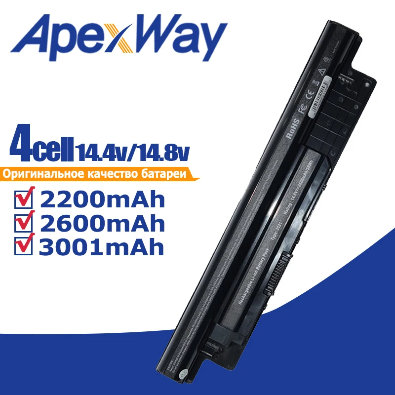 Аккумулятор Apexway для ноутбука 14 8 в 3200 мАч XCMRD Dell Inspiron 17R 5721 17 3721 15R 5521 15 3521 14R 5421 3421