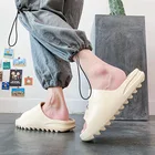 2021 кокосовые слиперы для женщин и мужчин, модная уличная сетчатая инфракрасная одежда, летняя модная пляжная обувь с откидной крышкой в стиле Улица Сезам