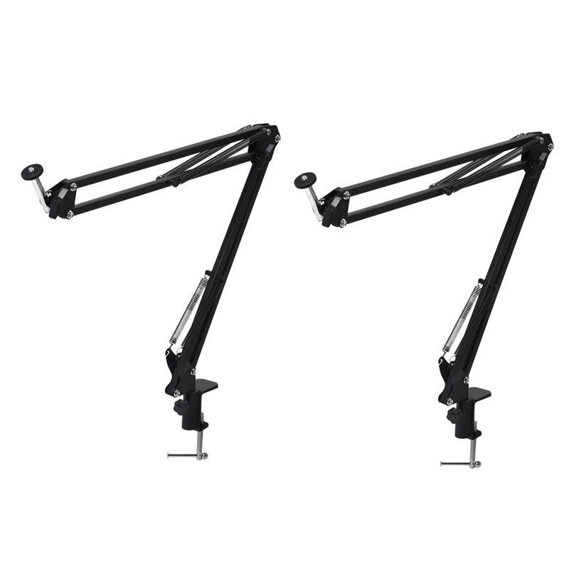 

2X Adjustable Desktop Clamp Suspension Boom Scissor Arm Mount Stand Holder For Logitech Webcam C922 C930E C930 C920 C615