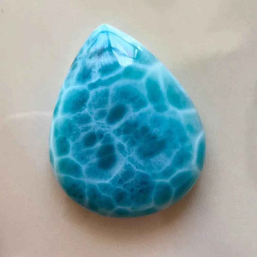 Высокое качество натуральный синий подвеска larimar 43x35x10 мм драгоценный камень для женщин и мужчин Капля воды Lucky Love подарок кулон AAAAA сертификат