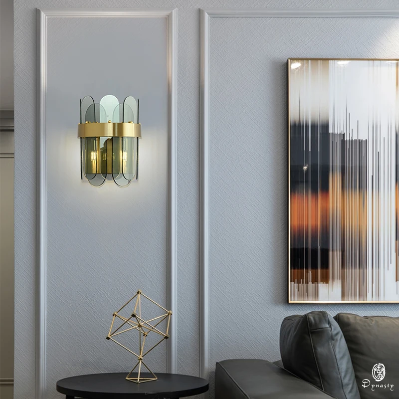Designer Wall Lamp Stainless Steel Wall Lights Decorative Glass G9 Holder Sconce Bedroom Bathroom Hotel Room Lighting Fixture