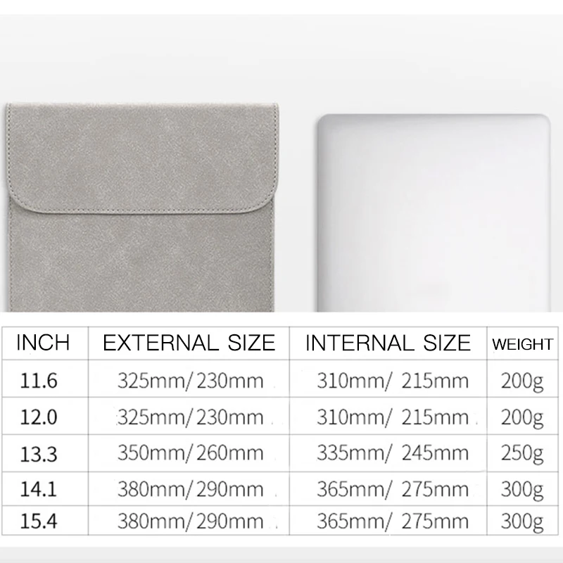 

Waterproof Laptop Notebook Case Cover Bag 11" 12" 13" 15" For Macbook Pro Air Laptop Bag Pouch Cover