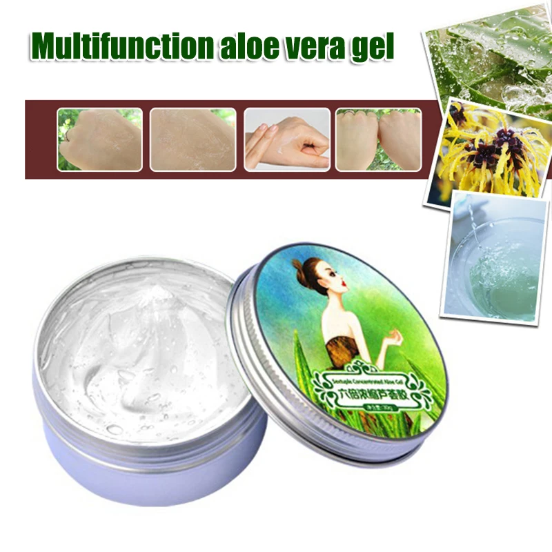 

High Quality Aloe Vera Gel with 100% Pure Aloe Freshly Deeply Hydrating Moisturizing With No Sticky Residue