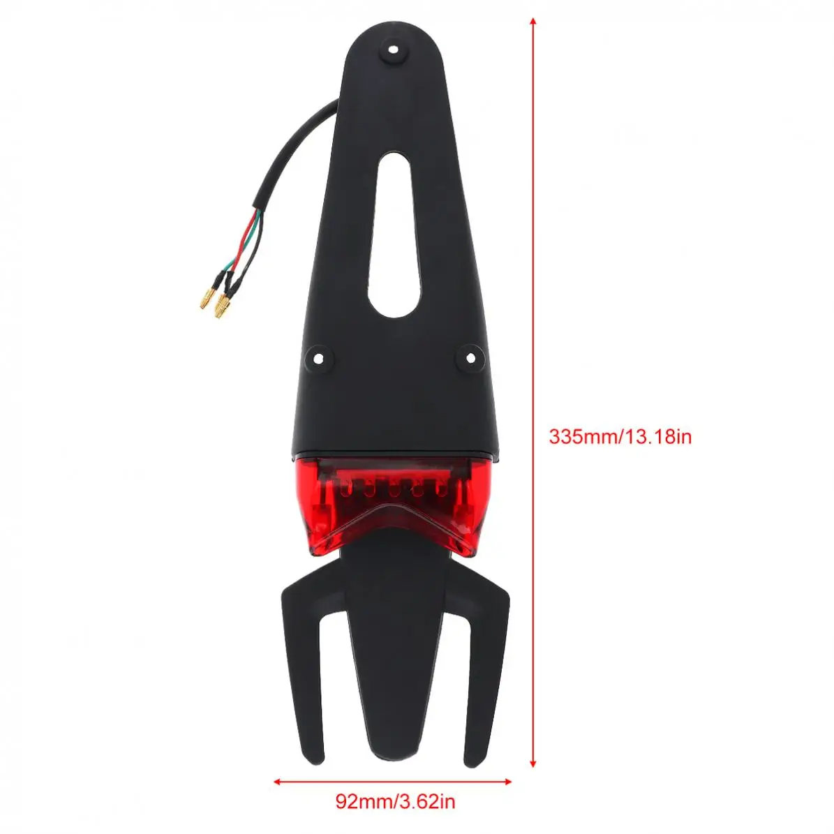 12В светодиодный задний фонарь для мотоцикла Красный стоп-сигнал MX Trail Supermoto