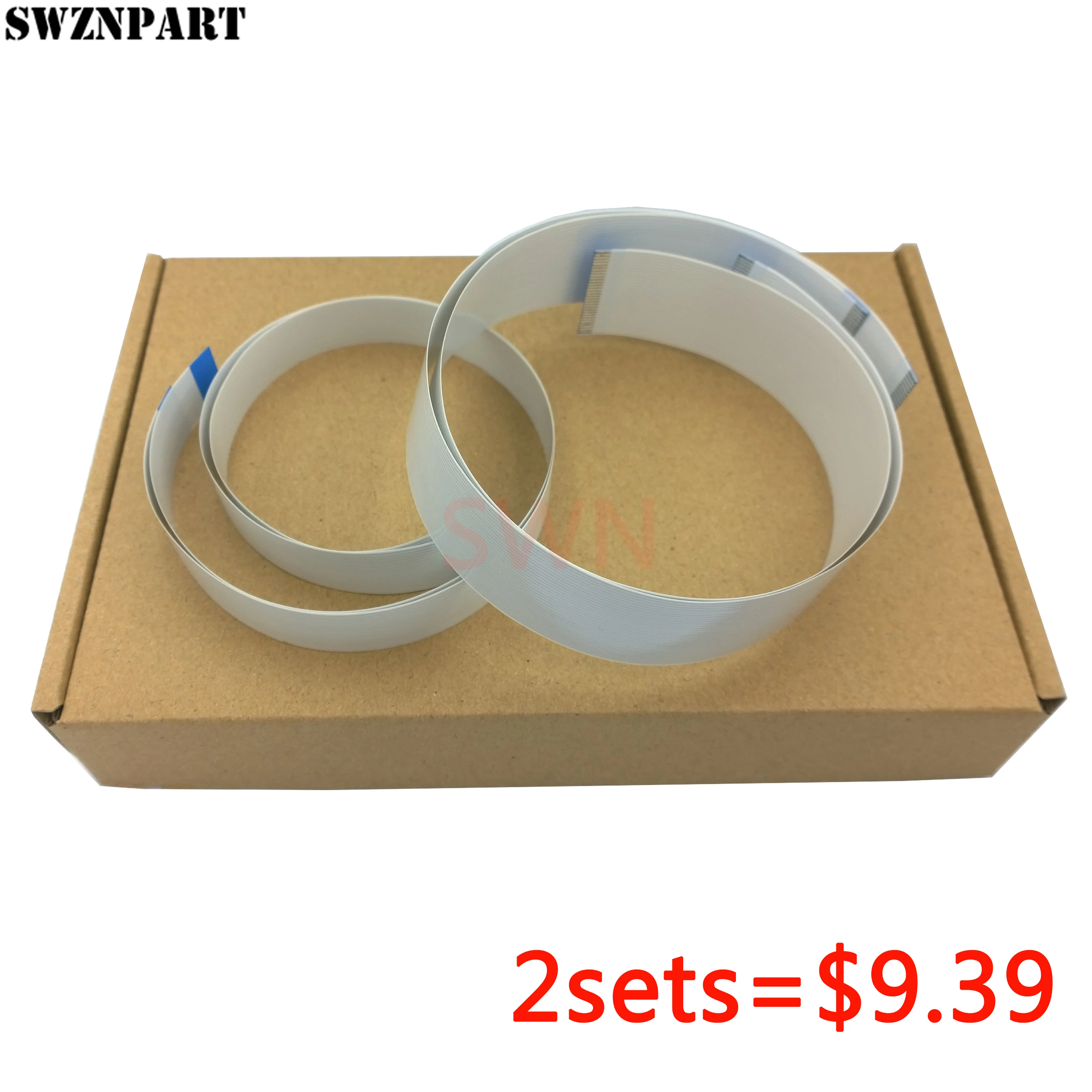 4 шт./комплект плоский кабель для принтера Epson Stylus Pro 7600 9600 17Pin 30Pin 40 см | Компьютеры и