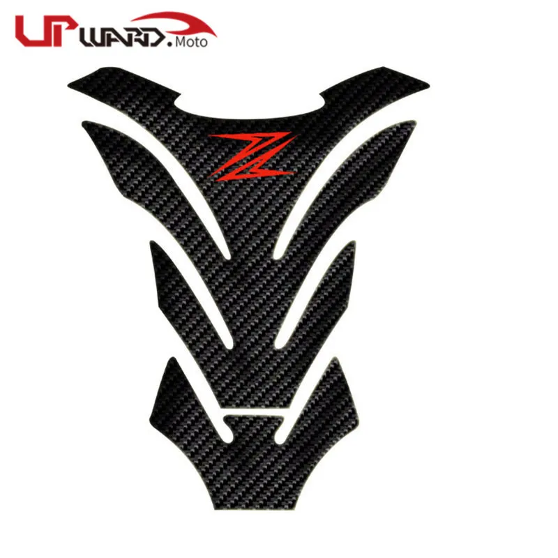 Red Для KAWASAKI Z650 Z750 Z800 Z900 Z1000 Z900RS Z300 мотоцикл углеродное волокно масло Топливный газовый бак накладка наклейка на топливный бак протектор Наклейка - Цвет: Red