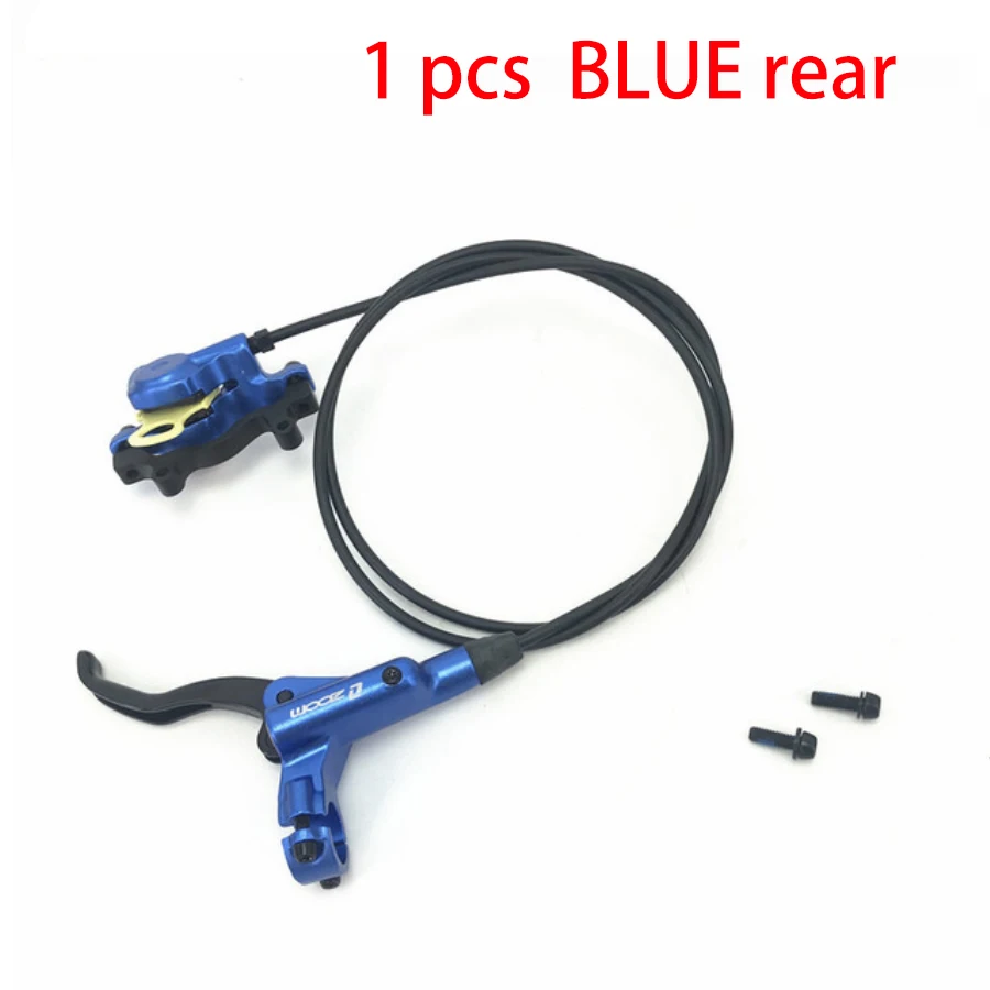 Blue rear 1 pcs Зум HB-875 горный велосипед гидравлический дисковый Тормозной Суппорт тормозной механизм горного велосипеда набор зажимов лучше, чем M315 M395 M447 W/n G3/HS1 ротор - Цвет: Blue rear 1 pcs