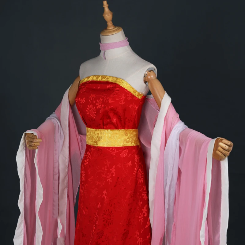 

2021 Hanfu Dress Chinese Folk Dance Clothes Classical Costumes Traditional Fairy Cosplay Daji Costumes Festival Outfit