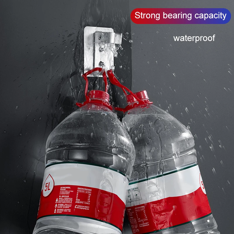 

2 pcs Shower Head Holder Punch Free Strong Adhesive Wall Mount Hook Adjustable Shower Holder for Bathroom Hogard