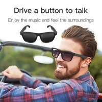 e10 smart glasses with mic rainproof uv resistant bluetooth compatible hands free call audio sunglasses for driving