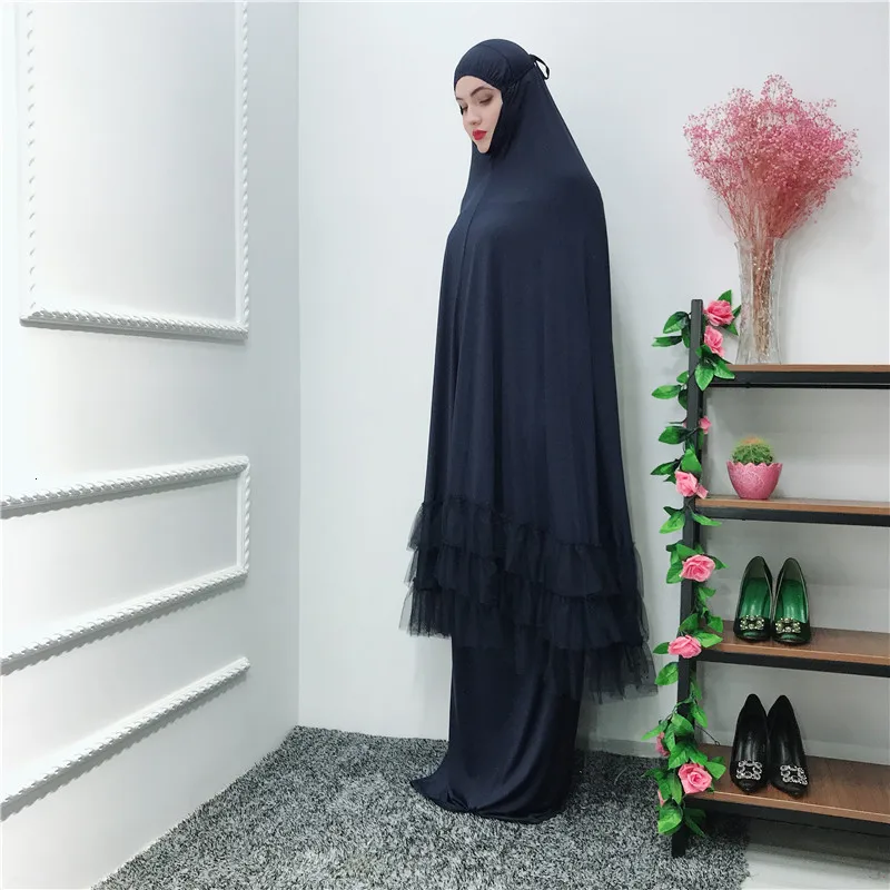 Мусульманская женская молитвенная одежда Khimar юбка комплект длинное платье хиджаб Арабская абайя Jilbab Niqab Afghanistan Clothes For Namaz