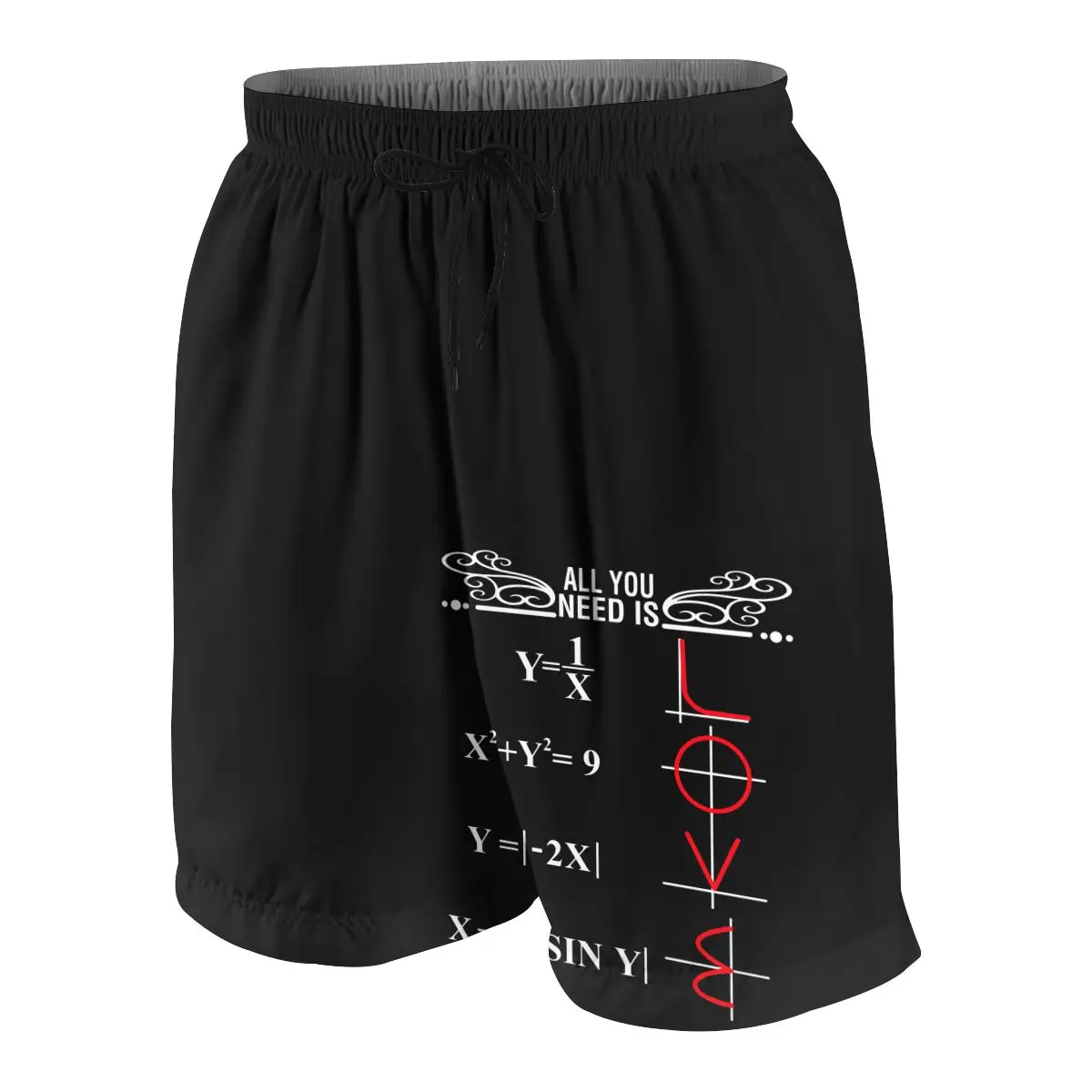 

All You Need Is Love Math Youngsters Shorts Joggers Quick-dry Cool Short Pants Casual Beach Sweatpants