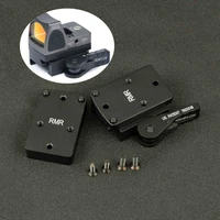 trijicon rmr mini red dot sight scope mount with qd auto lock riser plate fit 20mm weaver picatinny rail rifle for hunting