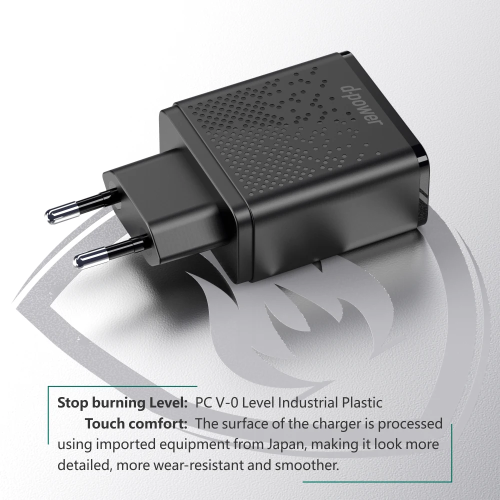 Dpower Dual USB зарядное устройство для телефона 5V 2.4A Быстрая зарядка для iPhone samsung Xiaomi huawei EU штепсельная вилка настенное зарядное устройство для телефона адаптер