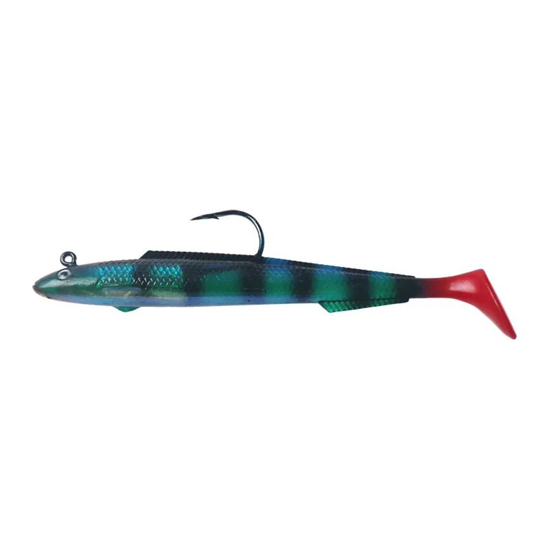 New arrival 15cm/30g eel soft lure fishing lure T-tail shad for bass fishing and culter long shot