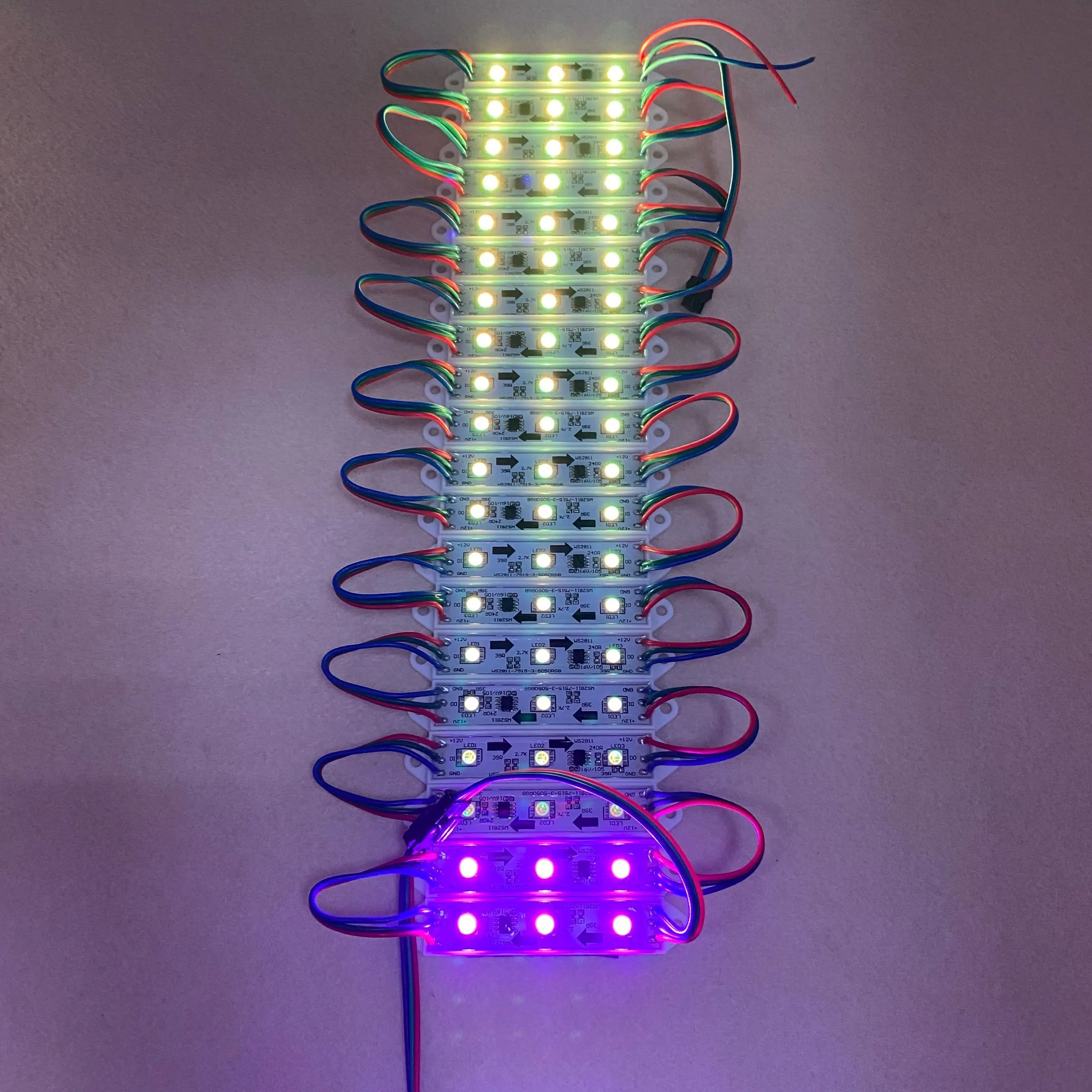 Акция! Полноцветный светодиодный модуль пикселей 20 шт. 12 в пост. Тока 0 72 Вт|module