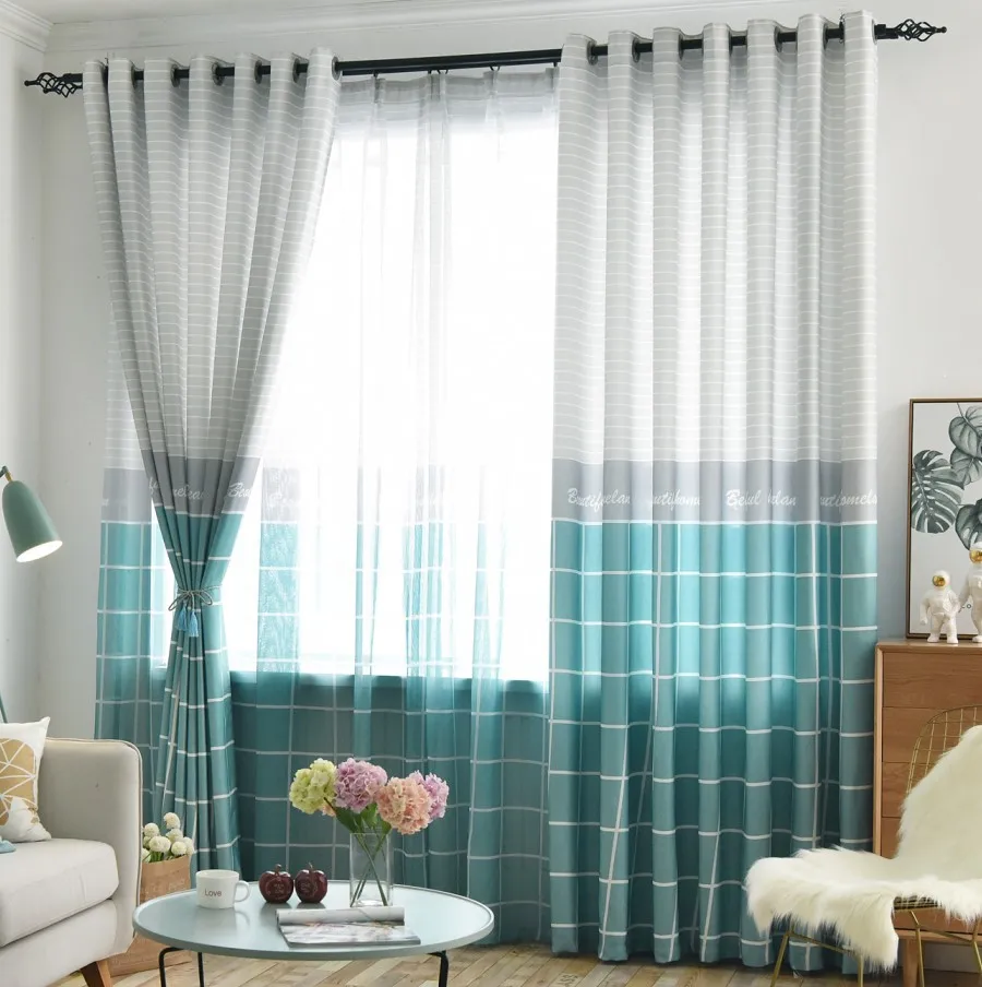 

2022 Chinese Style Embroidered Curtains Finished Custom Blackout Curtains for Living Dining Room Bedroom