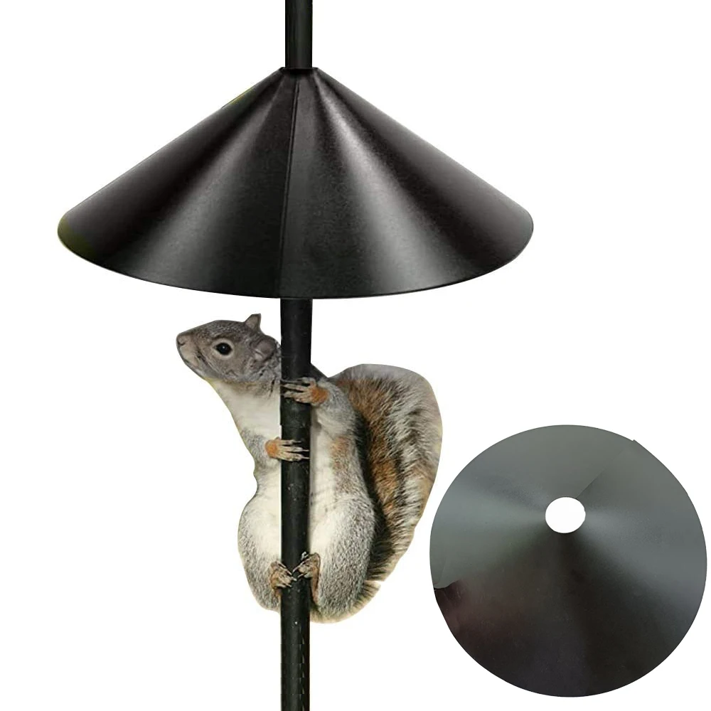 

Squirrel Proof Baffle 16in Wrap Around Guard Hangable Baffle For Protect Bird Feeders Houses From Squirrels Raccoons Roden
