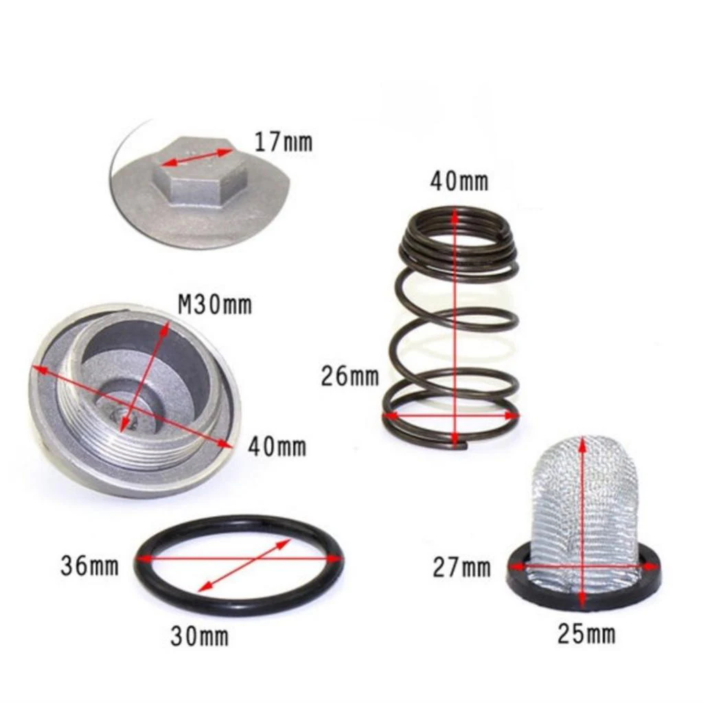 

High Quality Oil Filter Drain Plug Set Kit for GY6 50cc 125cc 150cc Chinese