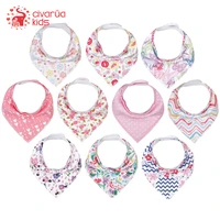 baby bandana drool bibs unisex 10 pack baby bibs for drooling and teething organic cotton soft and absorbent hypoallergenic bibs