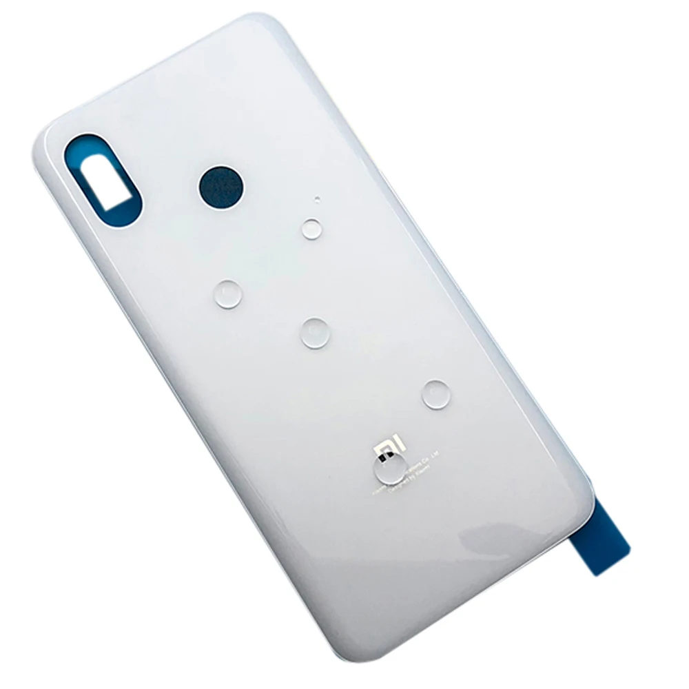 xiaomi mi 8 mi 8 Задняя стеклянная крышка батарейного отсека задняя дверь Корпус чехол mi 8 панель Замена для xiaomi mi 8 с логотипом