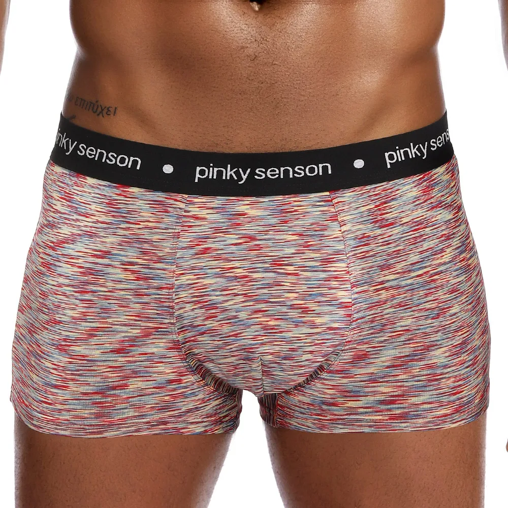 Трусы-боксеры Pinkysenson мужские удобные шорты из хлопка нижнее белье | Мужская