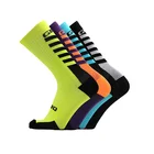 Новые мужские велосипедные носки, короткие Нескользящие эластичные модные дышащие тканевые баскетбольные мужские носки для бега