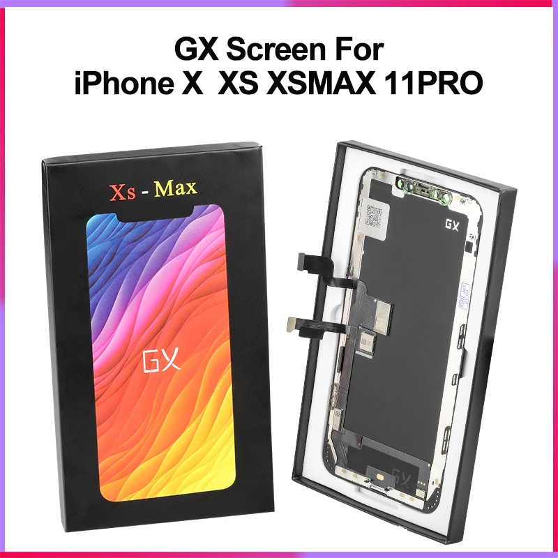 

GX HE ZY Pantalla OLED Display For iPhone X XSMAX 11 11pro LCD Display Touch Screen Digitizer Assembly For iPhone X XS Max XR