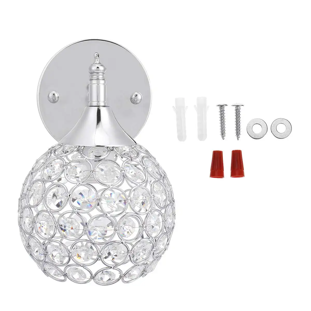 

E27 Modern Wall Sconce Indoor Living Room Crystal Wall Scone Lights Wall Lamps Corridor Sconce Crystal Wall Lights Home Lighting