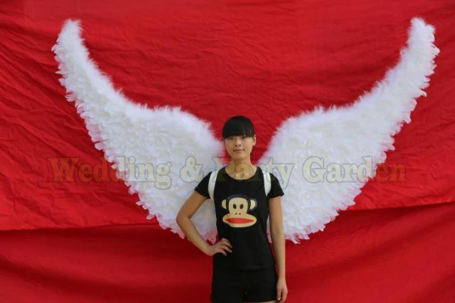 Косплей белое крыло Ангела реквизит Подиум шоу фестиваль ангельские крылья из