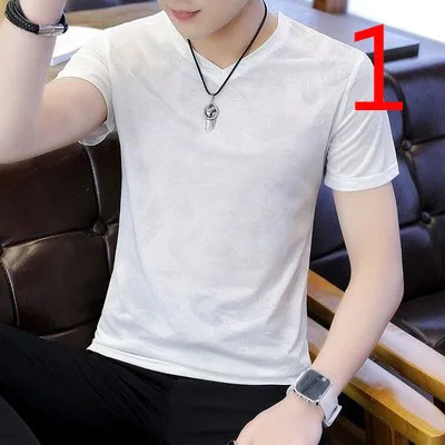 

Summer new men's trend shirt collar slim clothes 2020new