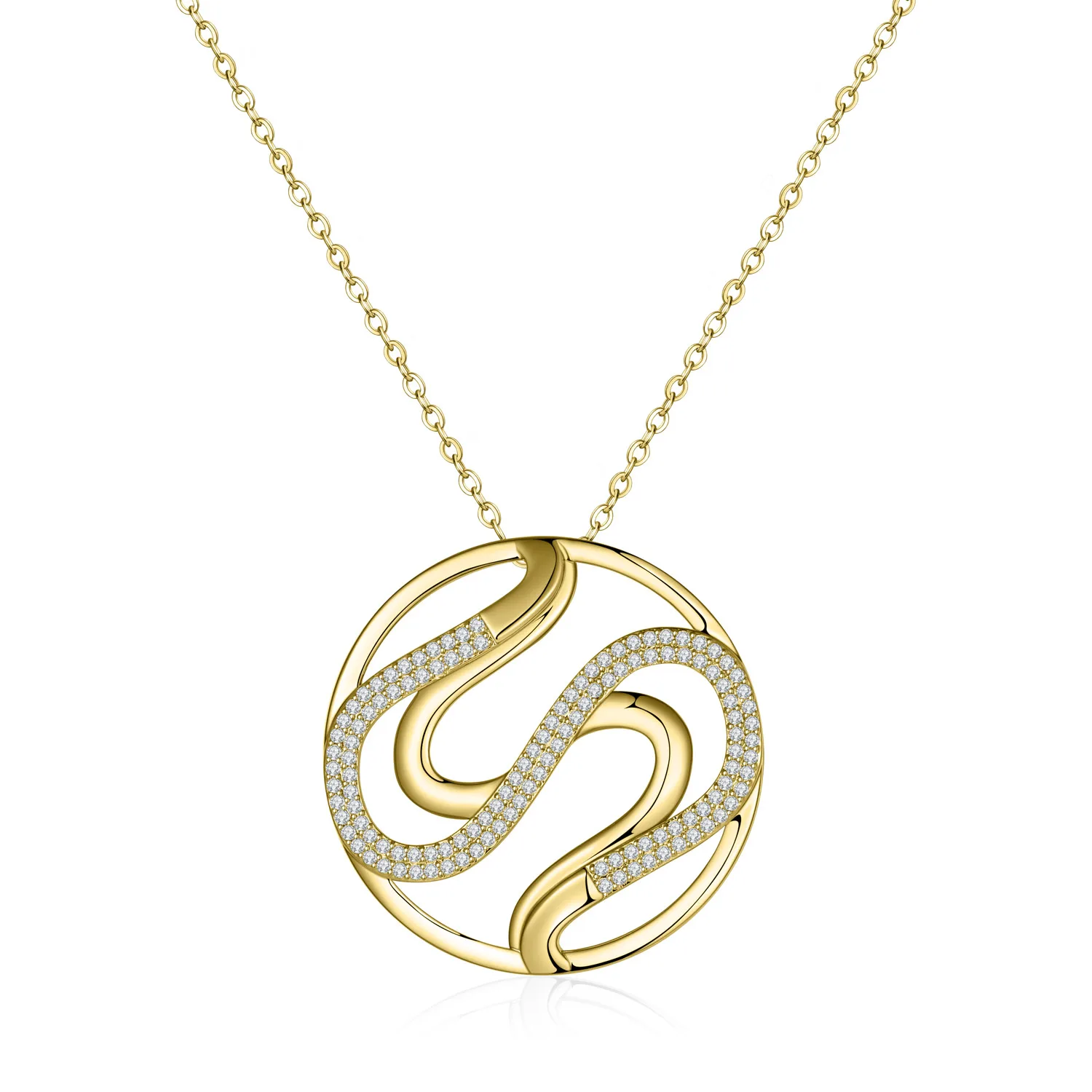 

Female Pendant Inlaid Stone Design Sense Jewelry Elegant Banquet Girlfriend Gift Valentine's Day High-end High Quality