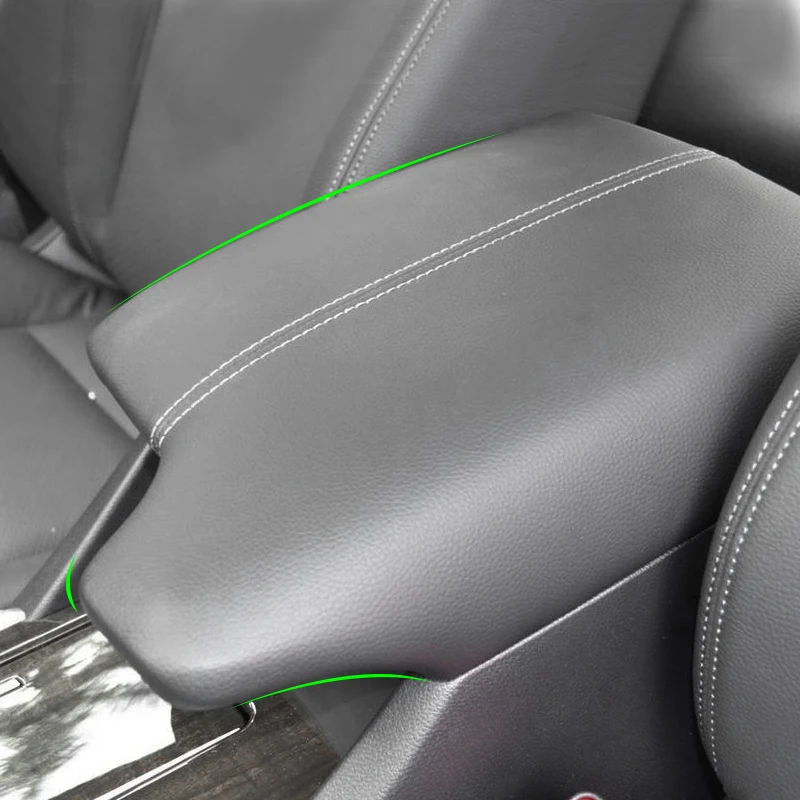 

Only LHD Car Accessory Microfiber Leather Center Console Lid Armrest Box Cover Sticker Trim For Honda Accord 9th 2014 2015 2016