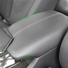 Только LHD Автомобильный аксессуар из микрофибры, кожаная центральная консоль, крышка подлокотника, чехол-наклейка, отделка для Honda Accord 9th 2014 2015 2016