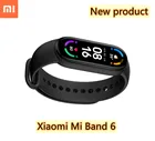 Смарт-браслет Xiaomi Mi Band 6, водонепроницаемый фитнес-трекер с измерением пульса и уровня кислорода в крови, Bluetooth, AMOLED дисплей