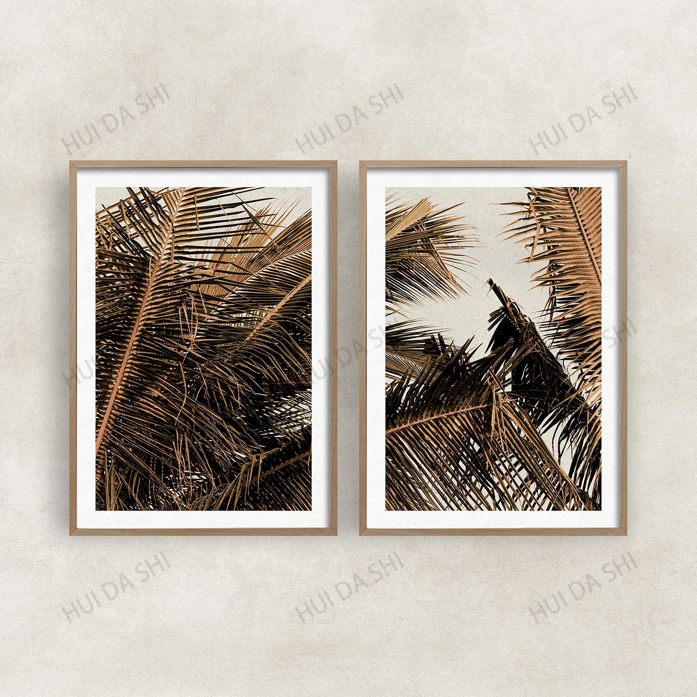 

Dried Palm Leaves Printable Art, Tropical Wall Decor, Canvas Poster, Printable Art, Dried Plant Art Print, Botanical Poster
