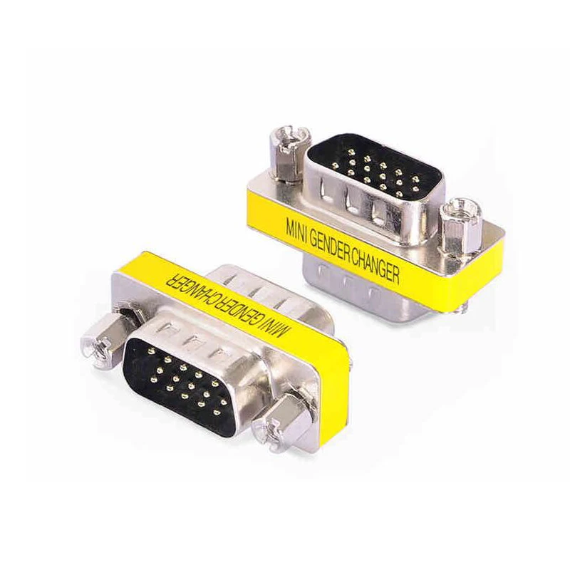 VGA HD15pin vga zu Adapter Gender Changer Konverter für Laptop Computer Projektoren HDTV Stecker und Spielen | Компьютеры и офис
