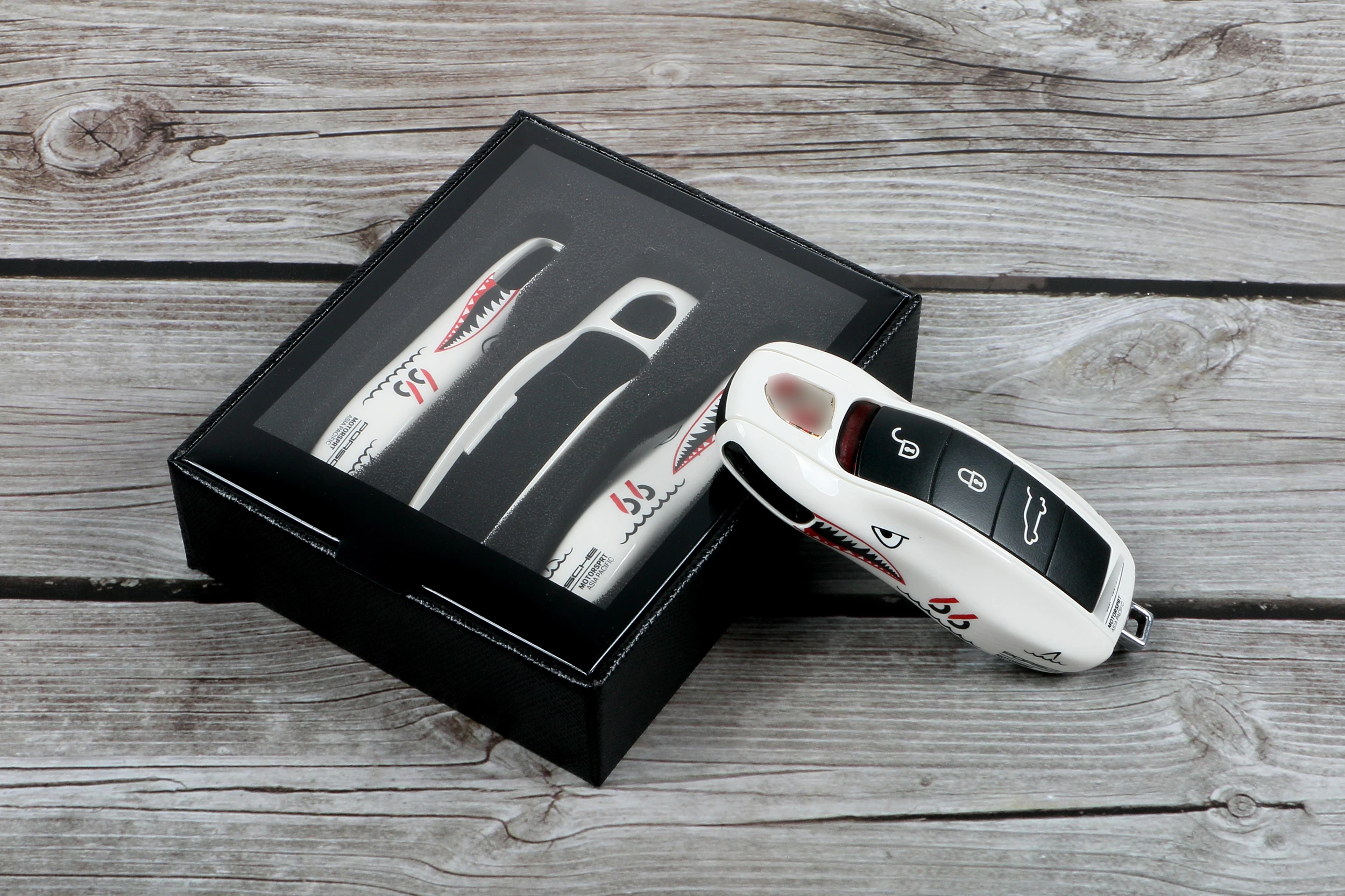 Чехол для автомобильного ключа 66 дюймов белый камуфляж умный ключ с