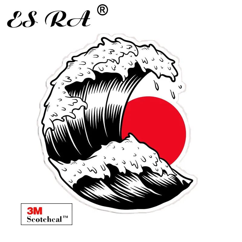 Автомобильные наклейки 8/13 см виниловые водонепроницаемые японские волнистые