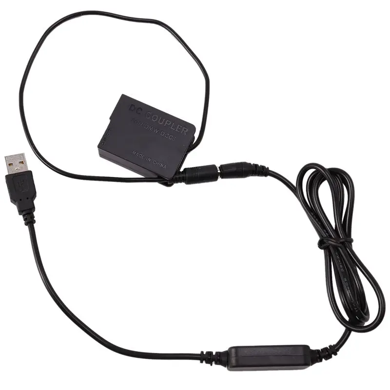 BLC12 пустышка батарея DMW-DCC8 DMWDCC8 DC разъем и медный сердечник USB кабель для камеры