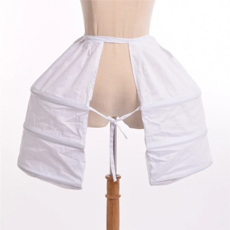 

Gothic Women 3 Hoops Petticoat Crinoline Cage Pannier