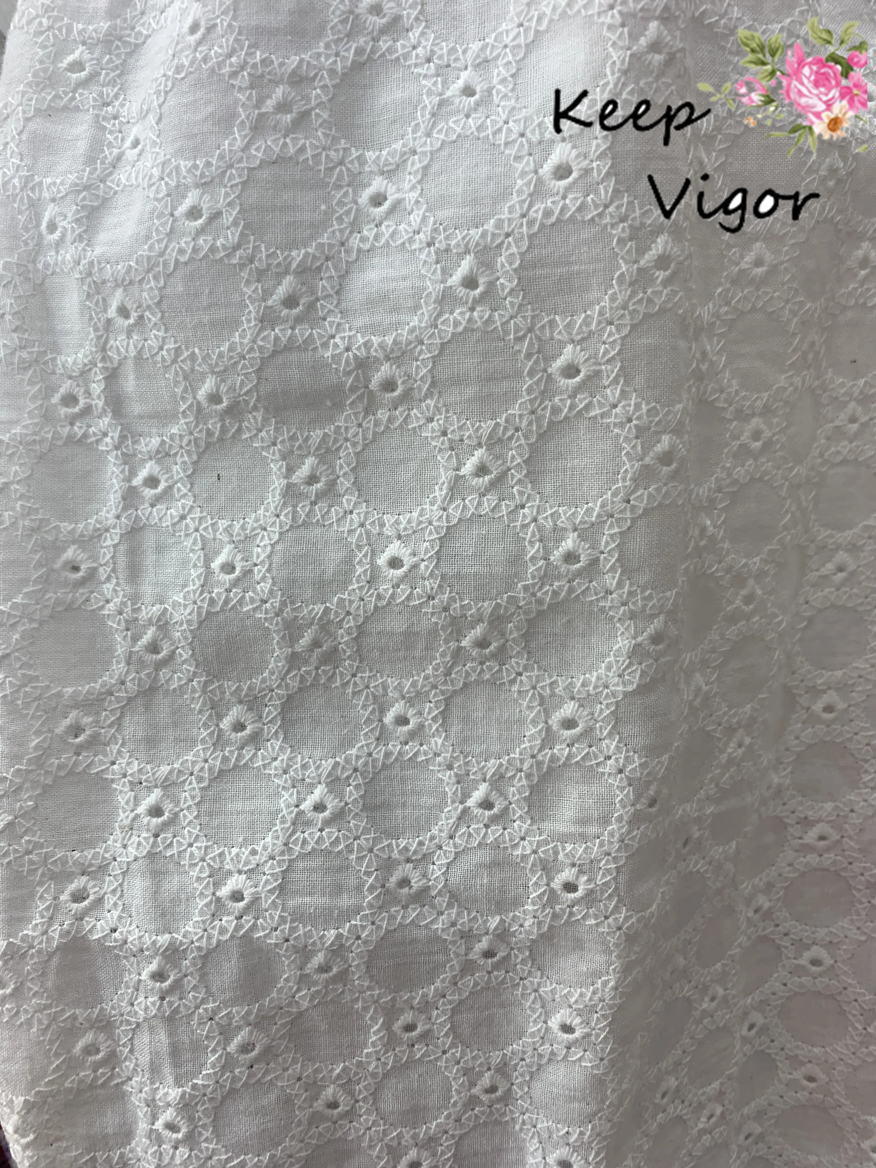 

(1 ярд) 100% хлопок, чистые белые цветы, кружевная вышивка, ткань, деликатное шитье, «сделай сам», кружево для свадебной вечеринки