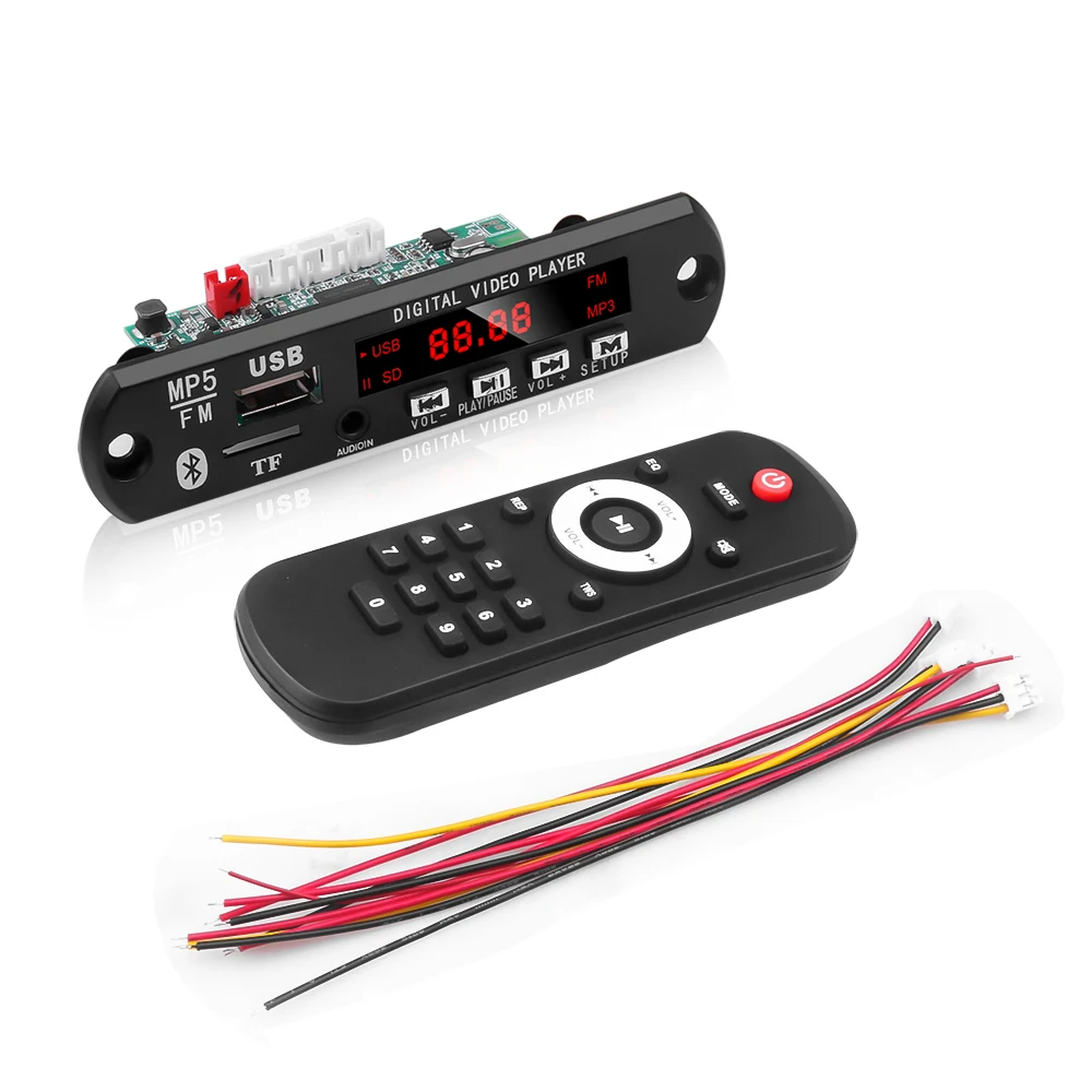 2 в 1 Набор беспроводной связи по стандарту Bluetooth MP3 MP5 автомобильный аудиоплеер