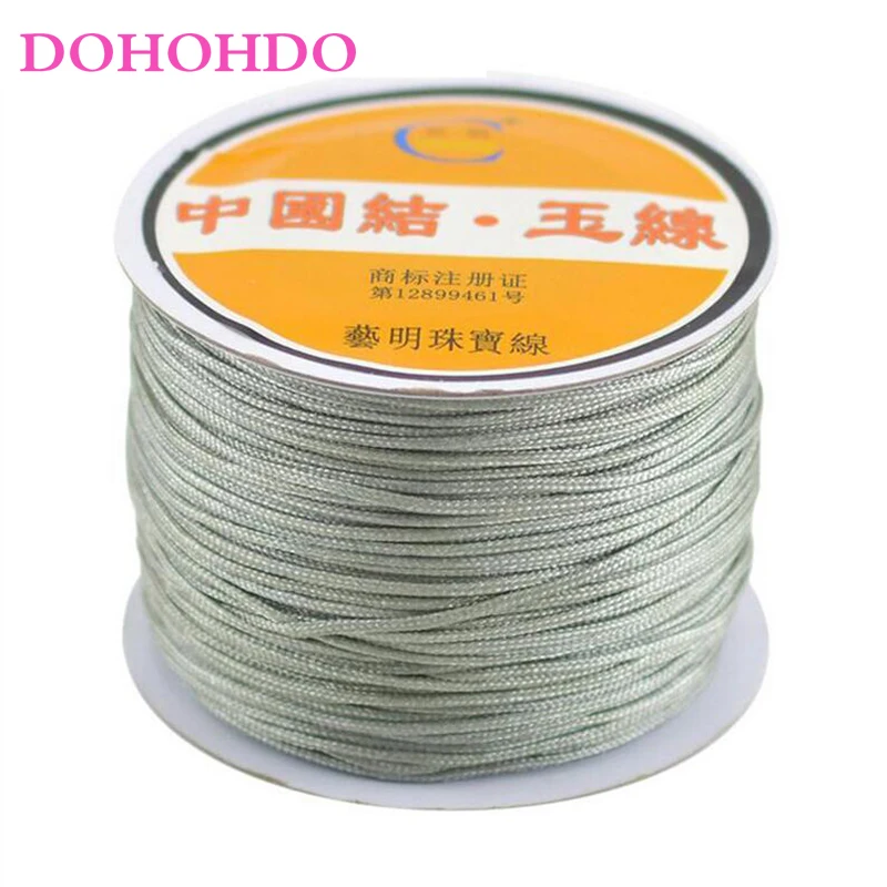 0.8mm 1mm 1.5mm 2mm Cotton Nylon Cord Thread Chinese Knot Macrame Braided String DIY Rope Bead Bracelet Jewelry Making | Украшения и