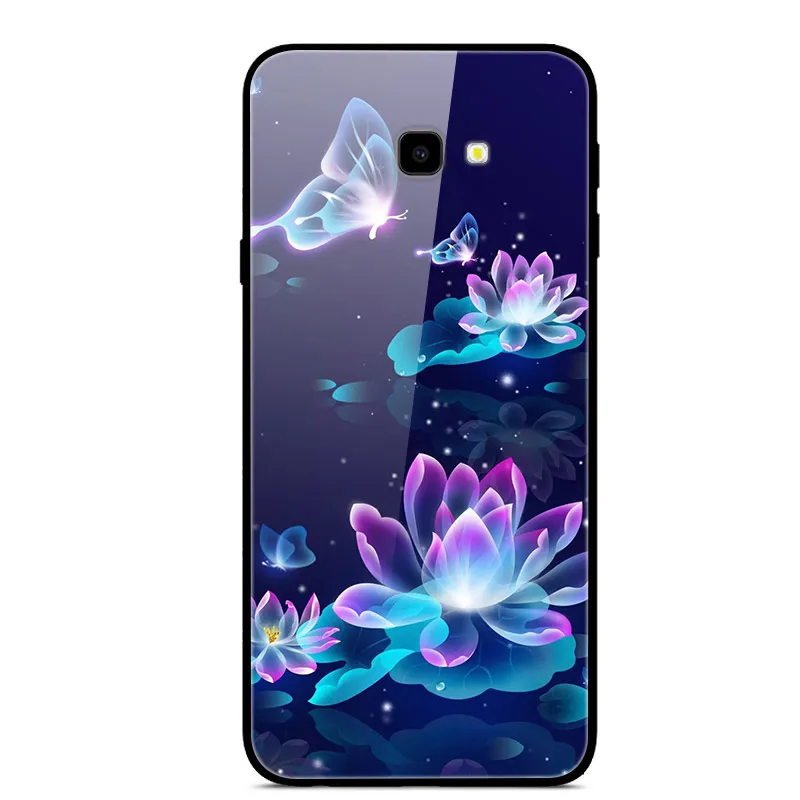 Для samsung J4 Plus чехол закаленное стекло твердая задняя крышка для samsung Galaxy J4 Plus чехол J 4 Plus A20E A2 Core Note 10 Plus