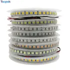 5050 Светодиодная лента 120 светодиодовм Однорядный теплый белыйкрасный зелёный синий 12 В постоянного тока 5 м 600 светодиодов IP20 IP65 IP67 водонепроницаемый гибкий светодиодный светильник