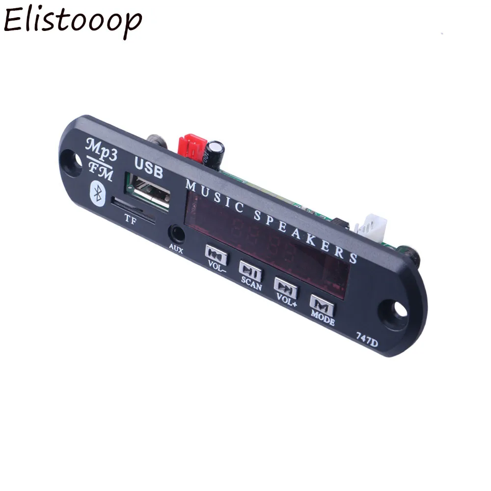 Bluetooth беспроводной MP3 WMA декодер плата 12 в аудио модуль USB TF радио музыка для