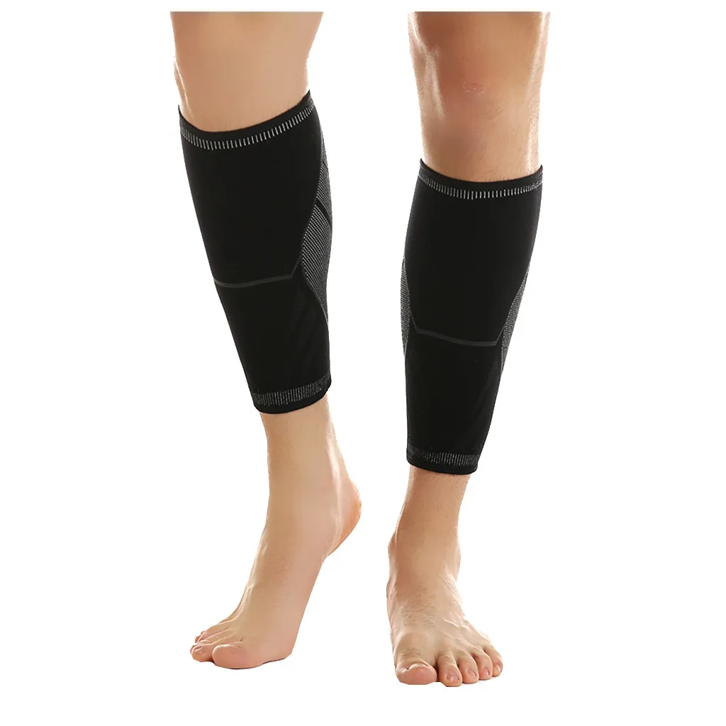 

1 Pair Calf Sleeve Compression Brace Support For Sport Joint Pain Arthritis Relief Compression Knee Pad Sleeve for Basketball