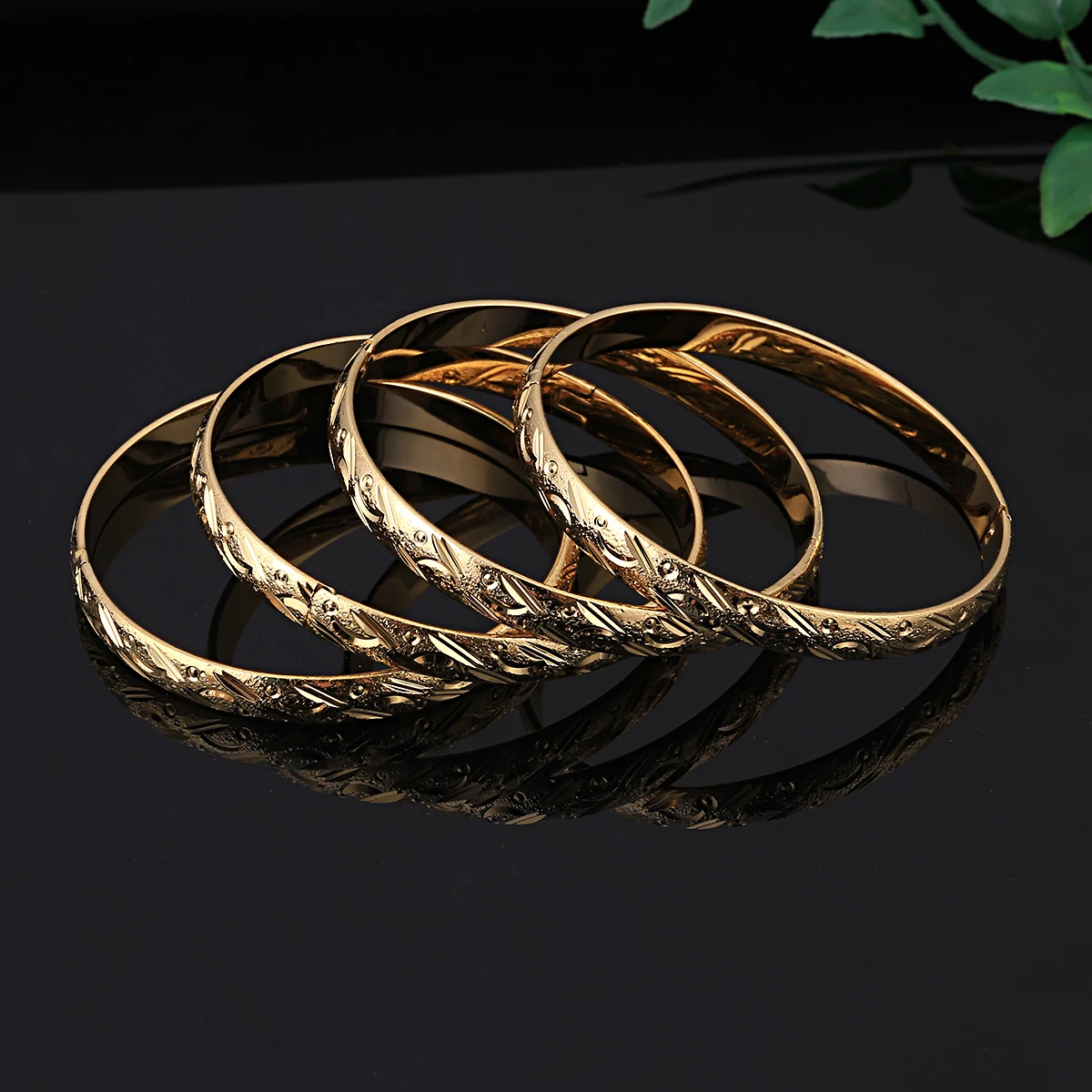 

Модный открывающиеся браслеты для мужчин и женщин 4 шт. цвета: золотистый, Цвет браслеты в африканском стиле Эфиопии, ювелирные изделия для д...